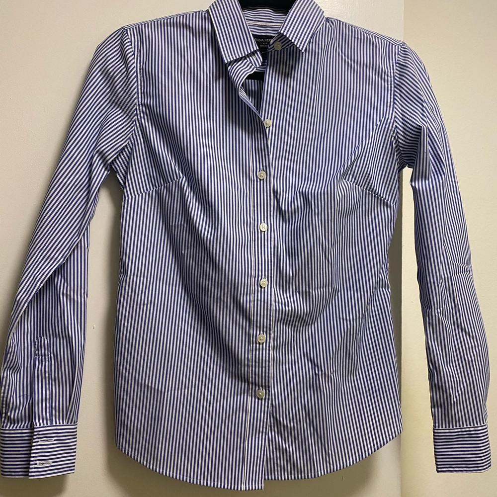 Blue Striped Button Down - image 1